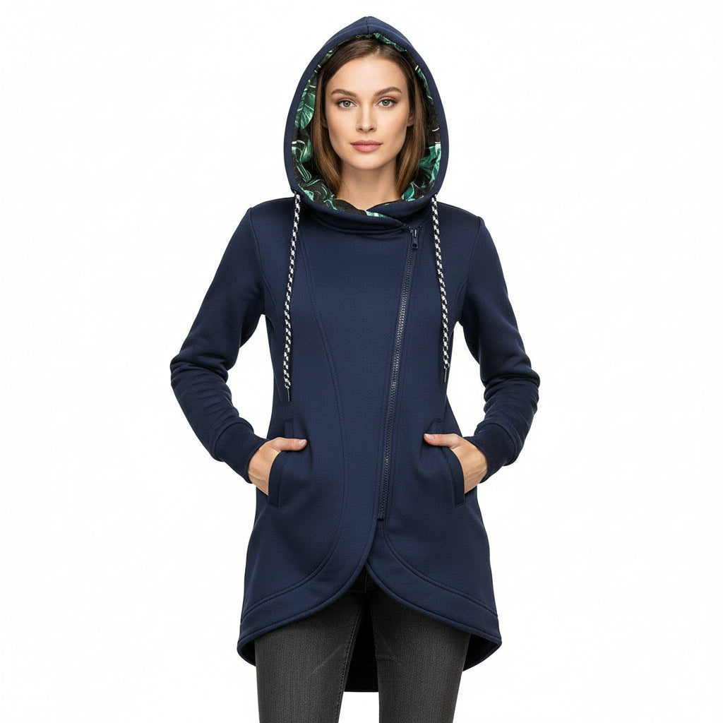 La Veste Cocon "Havana" - Zip Asymétrique