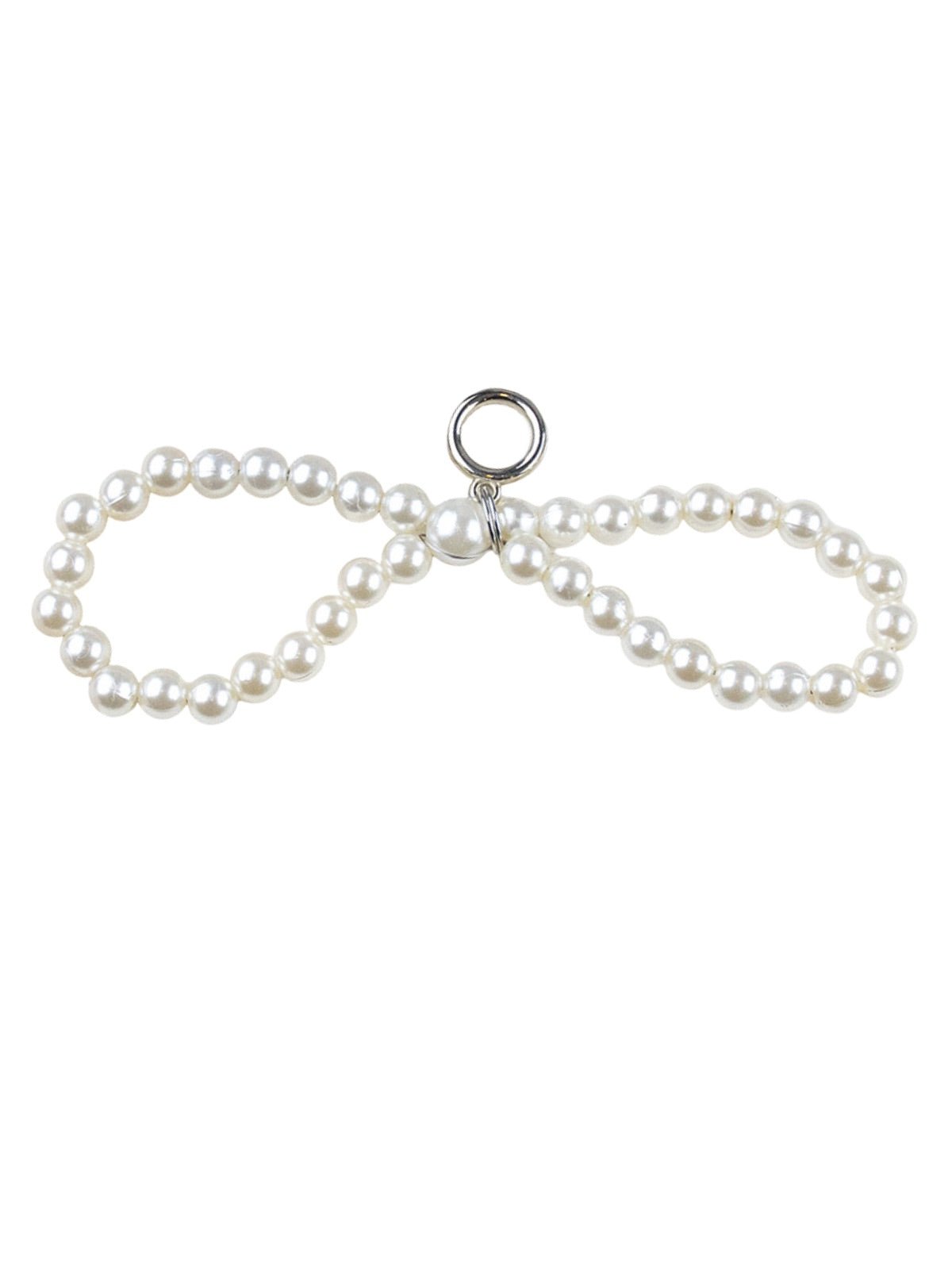 Bijou de Chaussure & Sac Nœud Perlé Rinza - Dentelle Chic & Perles - Accessoire Féminin