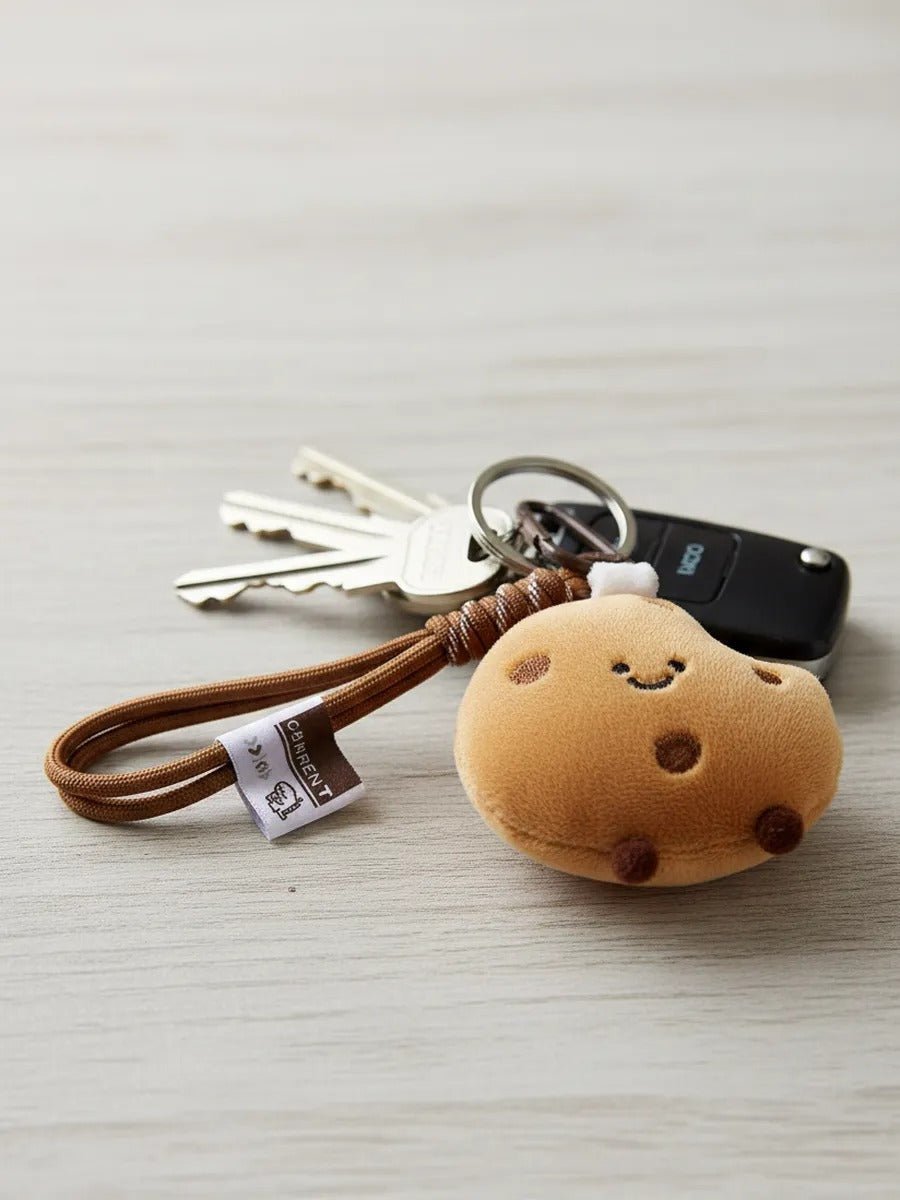 Bijou de Sac Cookie en Peluche Cooka - Pépites de Chocolat - Cadeau Kawaii Gourmand