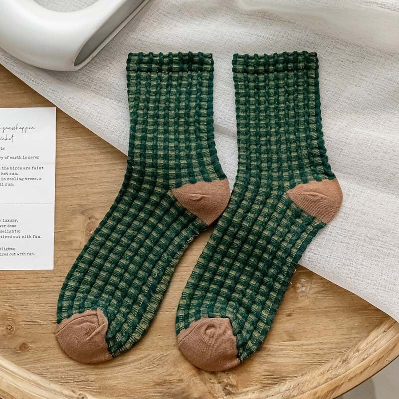 Le Coffret "Waffle" - 5 Paires Rétro