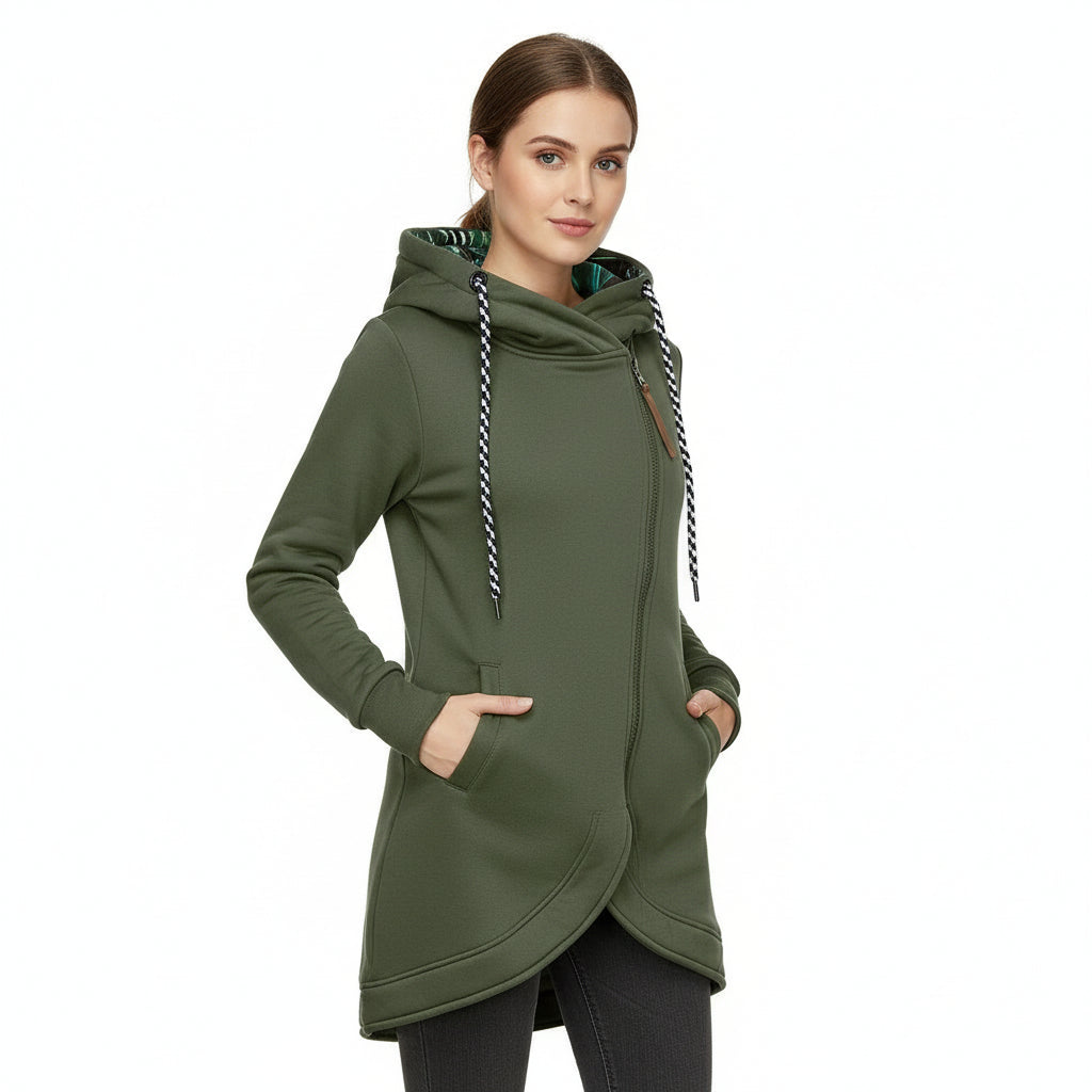 La Veste Cocon "Havana" - Zip Asymétrique