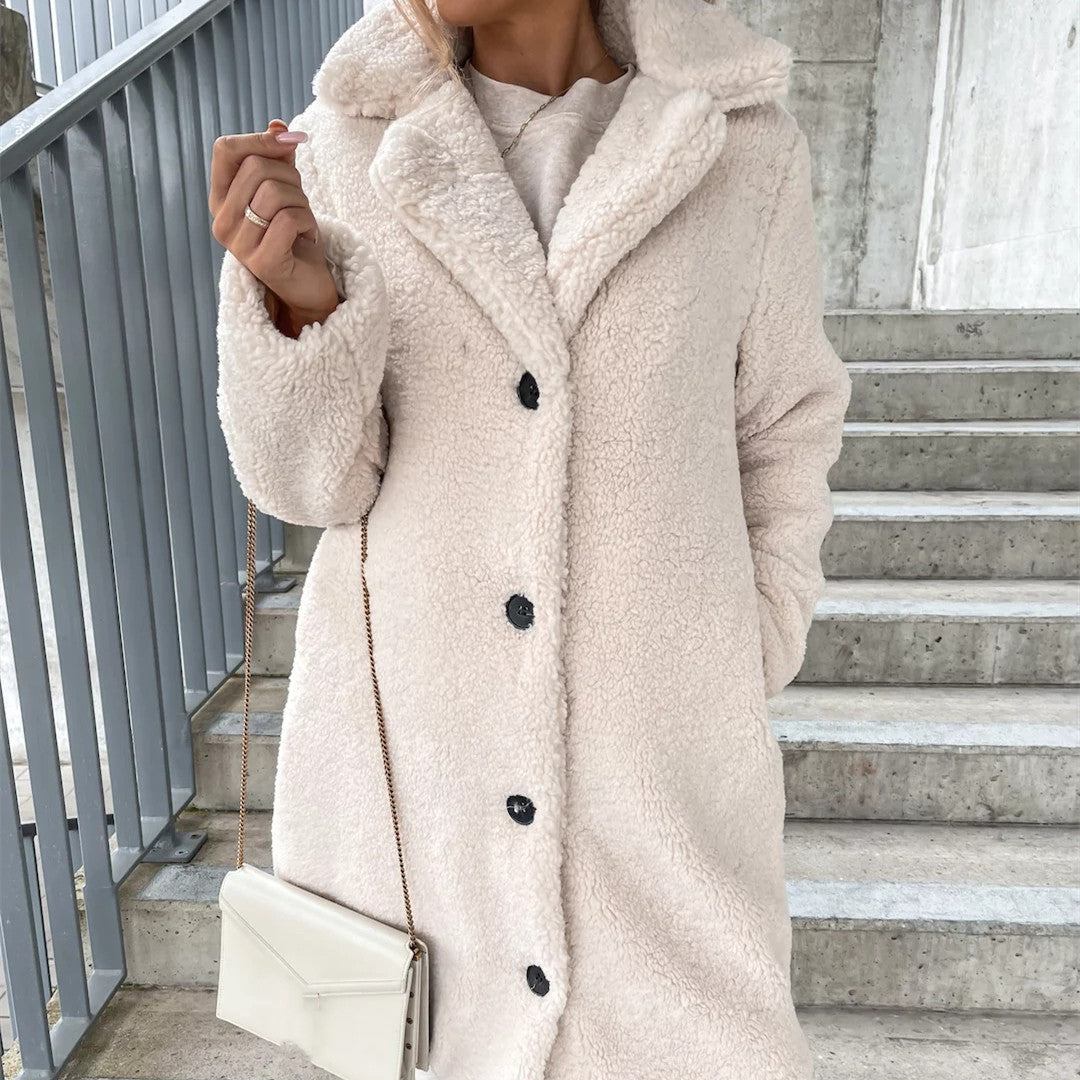Le Manteau Teddy "Mila" - Longueur Mi-Cuisse