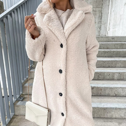 Le Manteau Teddy "Mila" - Longueur Mi-Cuisse
