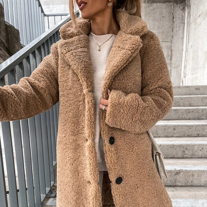 Le Manteau Teddy "Mila" - Longueur Mi-Cuisse