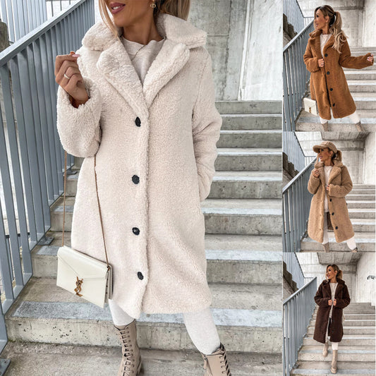 Le Manteau Teddy "Mila" - Longueur Mi-Cuisse
