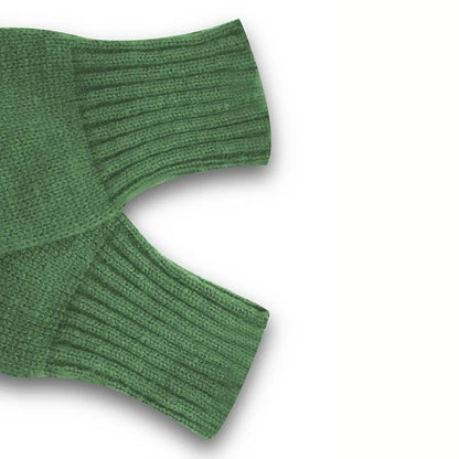 Plus Size Women's Turtleneck Sweater Solid Color Long Sleeve Patterned Knit Top For Autumn And Winter