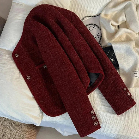 La Veste Tweed "Vendôme" - Boutons Dorés