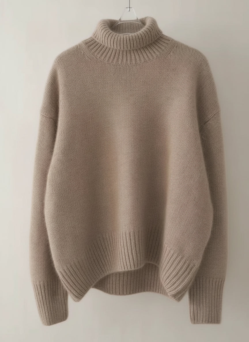 Le Pull Oversize "Romy" - Maille Côtelée
