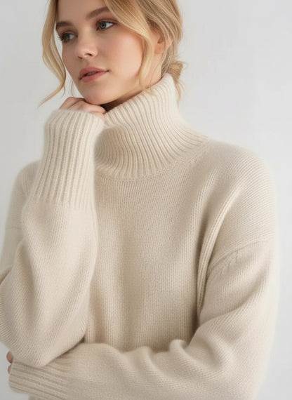 Le Pull Oversize "Romy" - Maille Côtelée