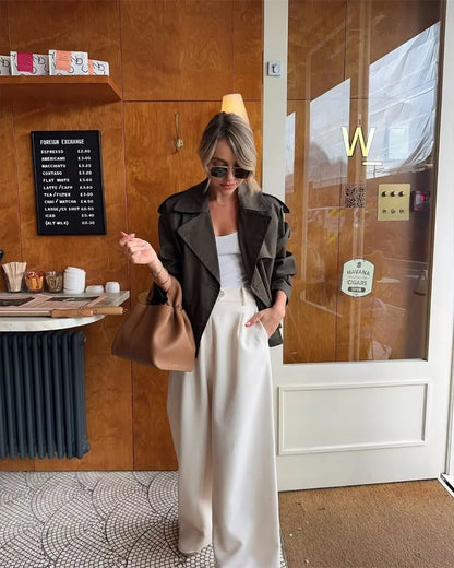 Le Crop-Trench "Eva" - Coupe Courte