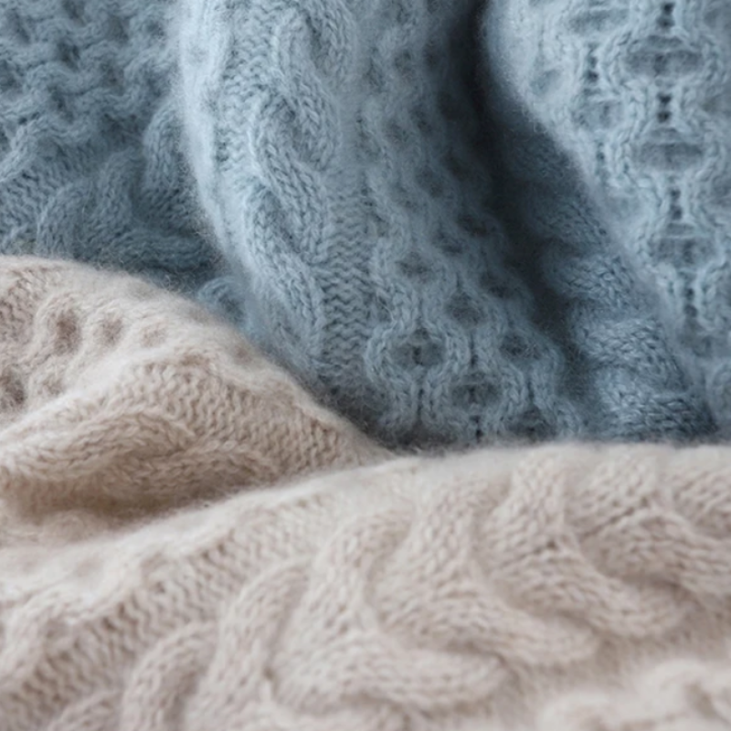 Lucero - Pull Chic à Col Roulé Effet Cachemire - Femme