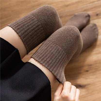 Les Chaussettes Hautes "Hiver" - Doublure Polaire