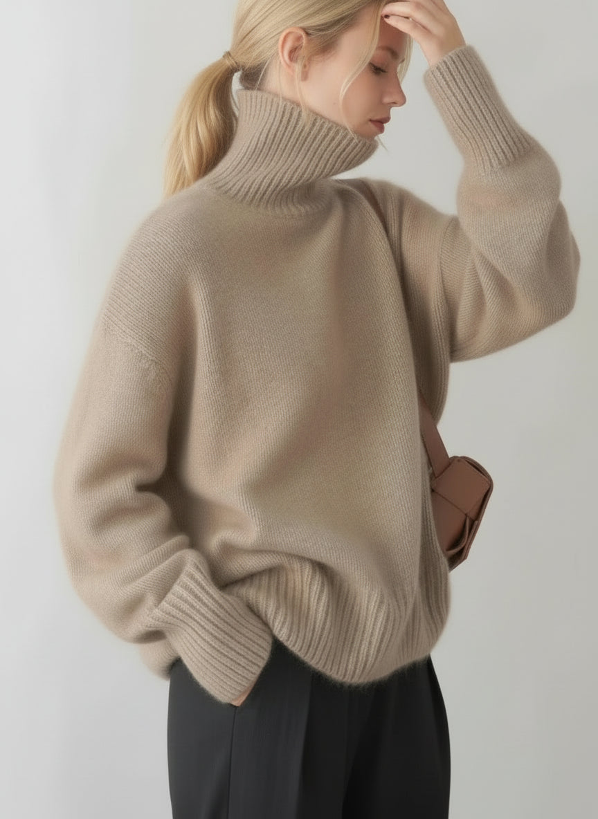 Le Pull Oversize "Romy" - Maille Côtelée
