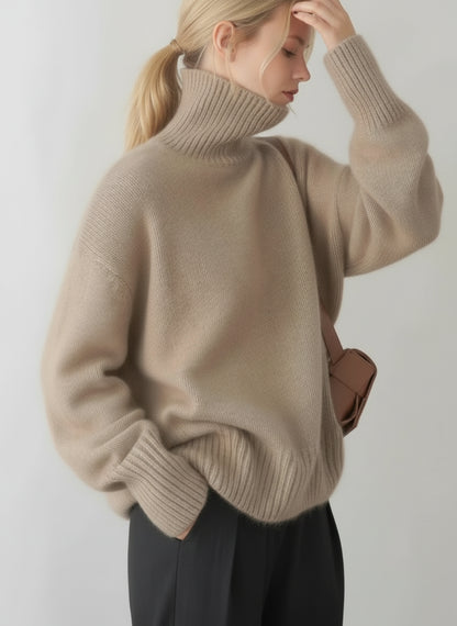 Le Pull Oversize "Romy" - Maille Côtelée