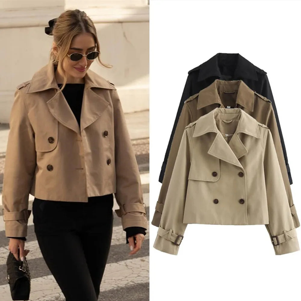 Le Crop-Trench "Eva" - Coupe Courte