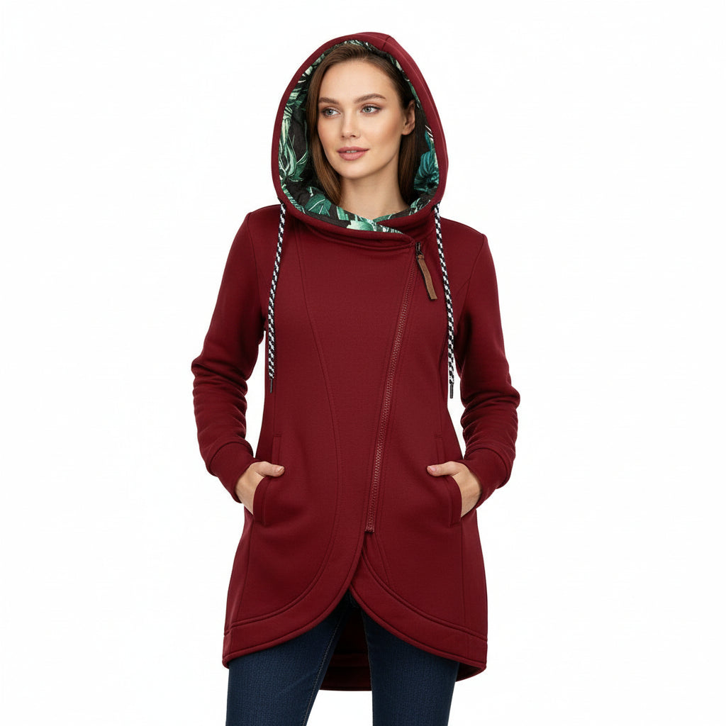 La Veste Cocon "Havana" - Zip Asymétrique