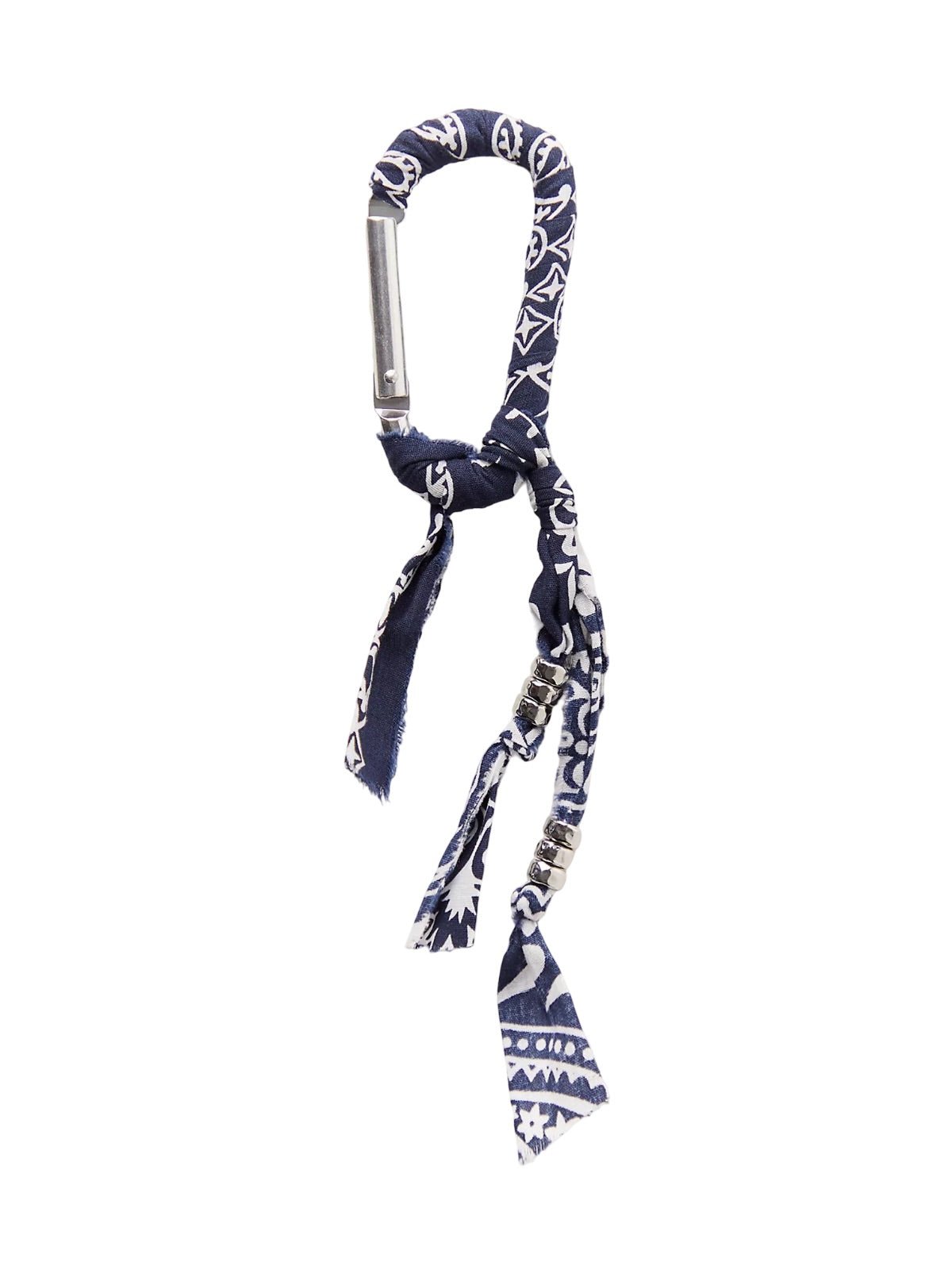 Bijou de Sac Bandana Magelin - Franges & Perles Métalliques - Style Bohème Urbain