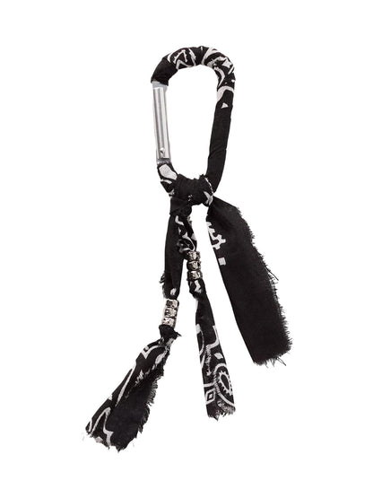 Bijou de Sac Bandana Magelin - Franges & Perles Métalliques - Style Bohème Urbain