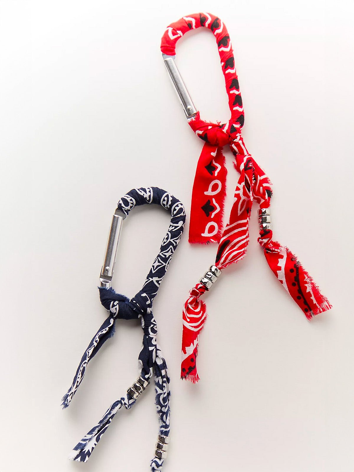 Bijou de Sac Bandana Magelin - Franges & Perles Métalliques - Style Bohème Urbain