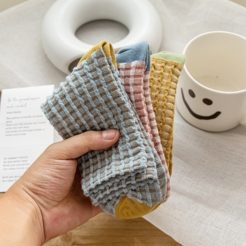 Le Coffret "Waffle" - 5 Paires Rétro