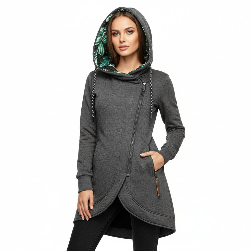 La Veste Cocon "Havana" - Zip Asymétrique