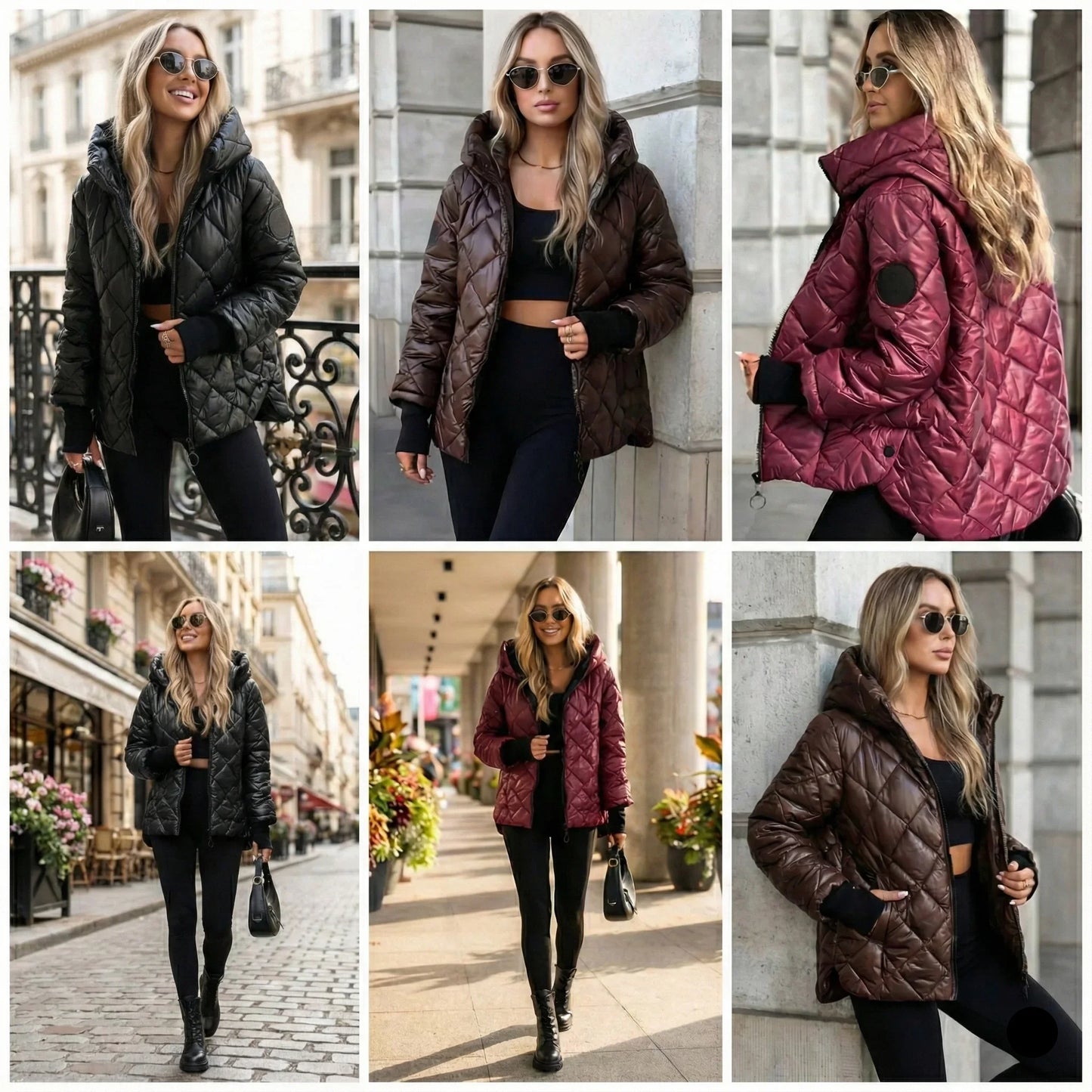 La Veste Matelassée "Luna" - Finitions Mitaines